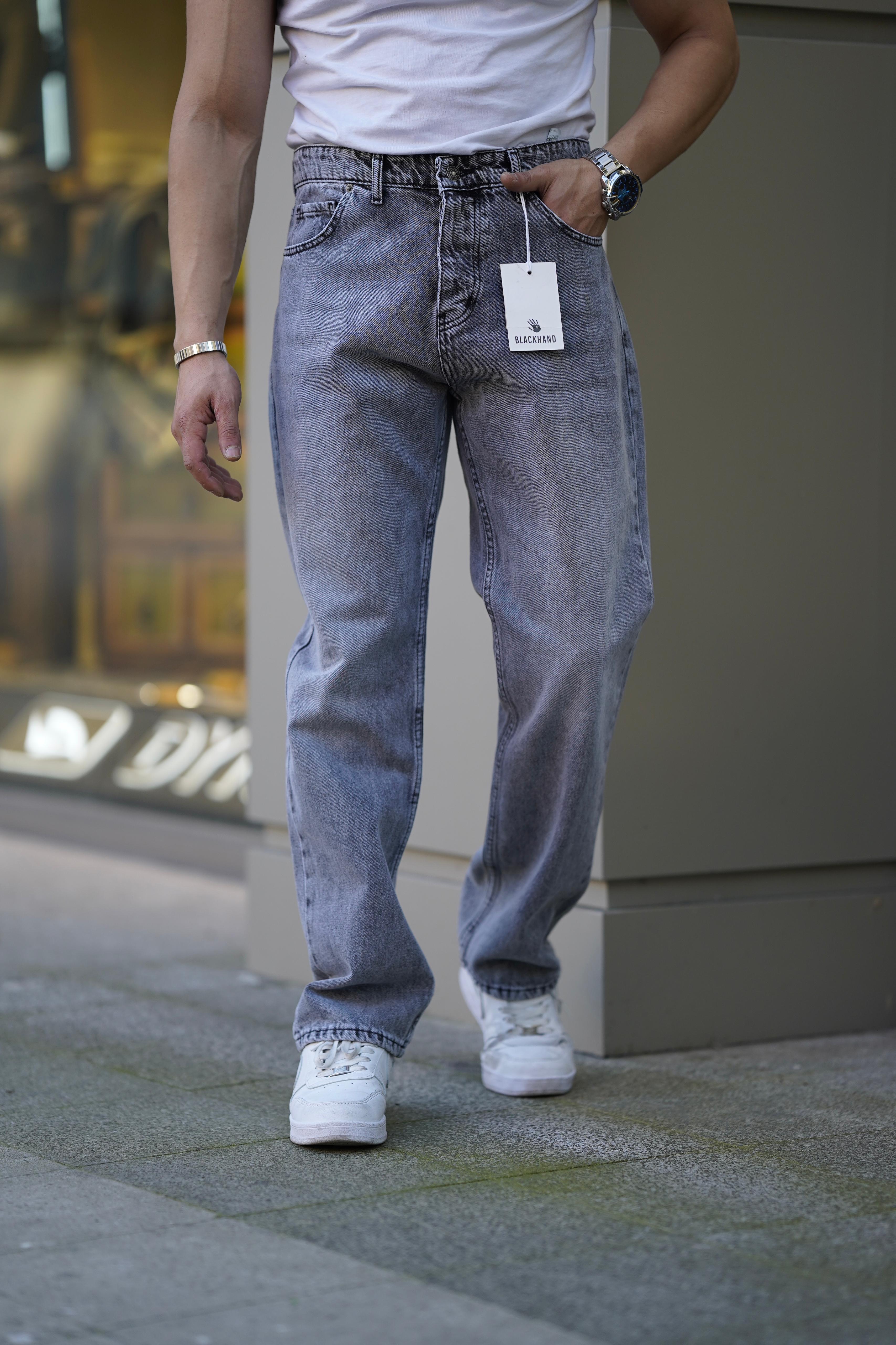 Grey Washed Jeans