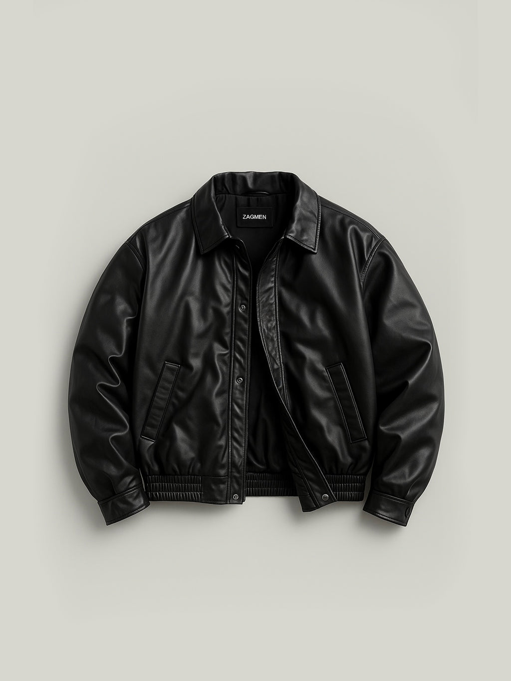 Classic Black Leather Jacket