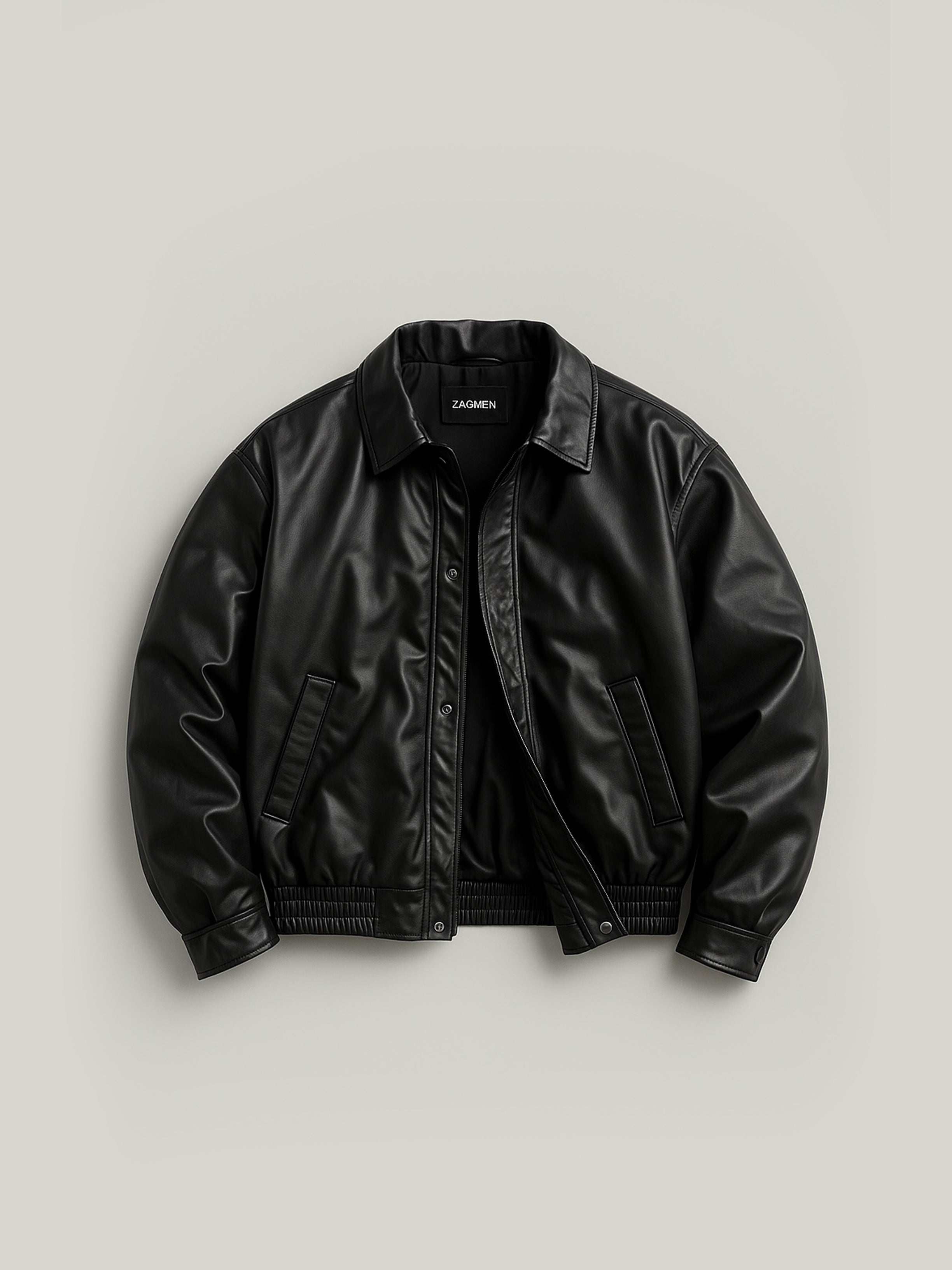 Classic Black Leather Jacket