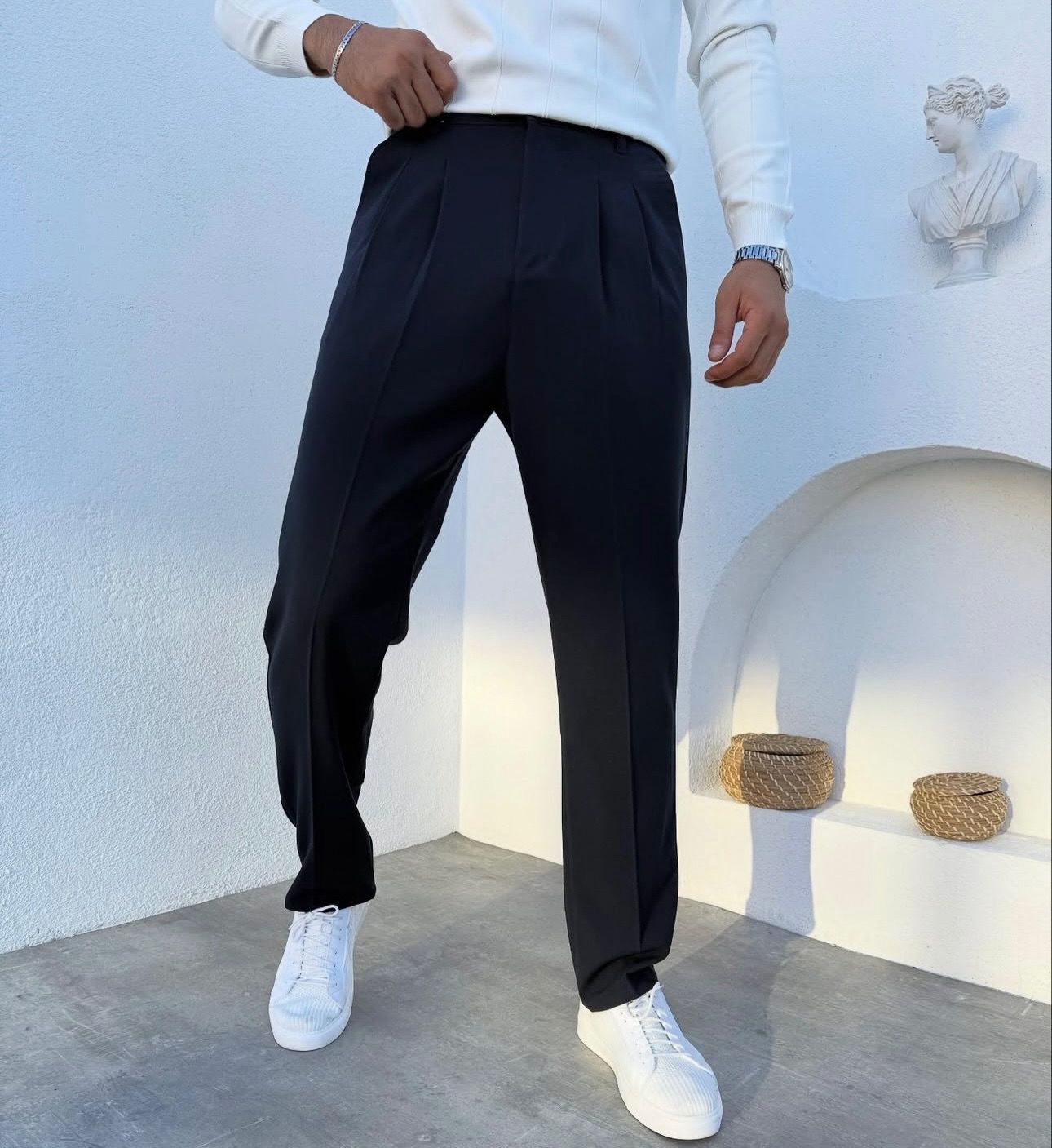 Classic Pleated Trousers