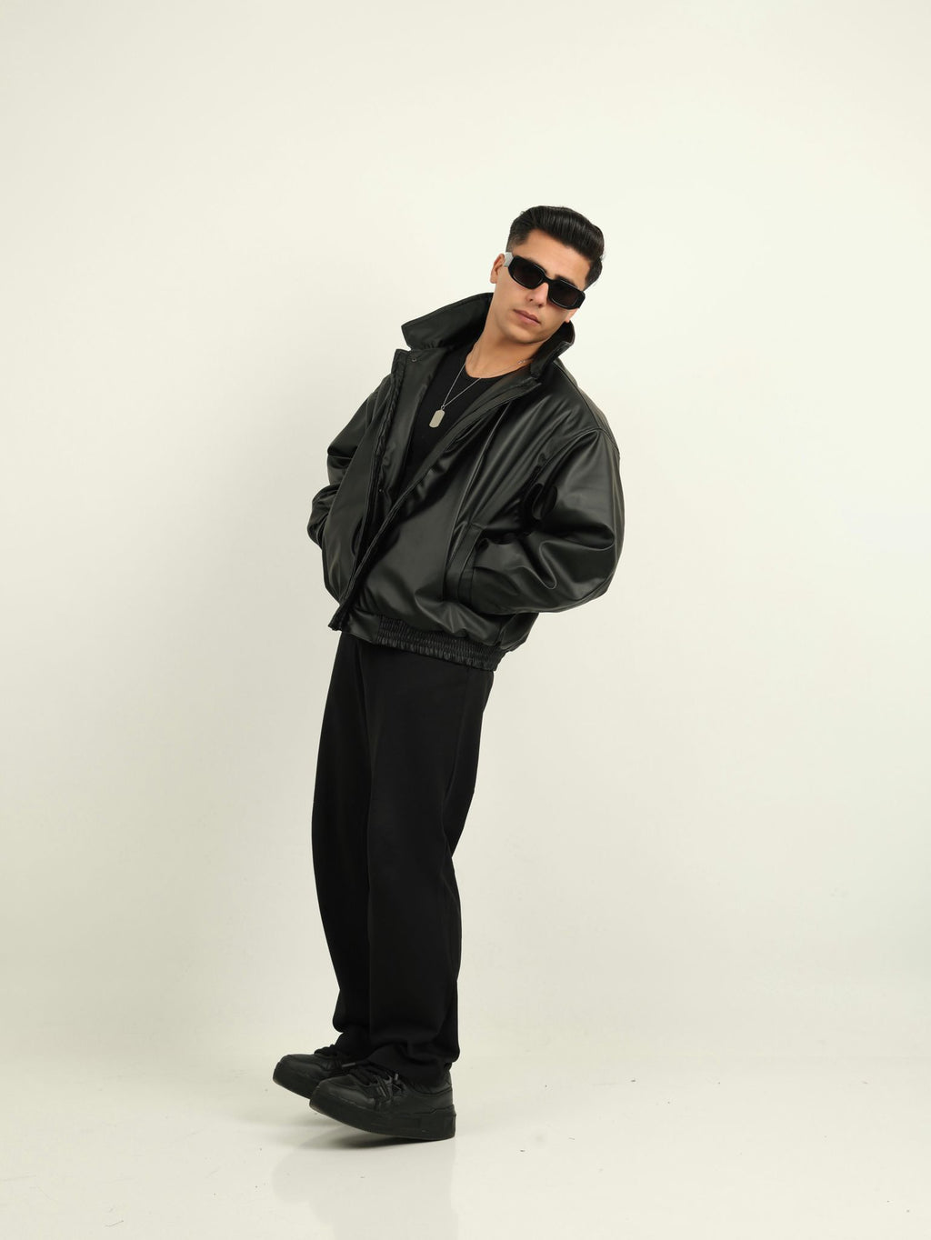 Classic Black Leather Jacket