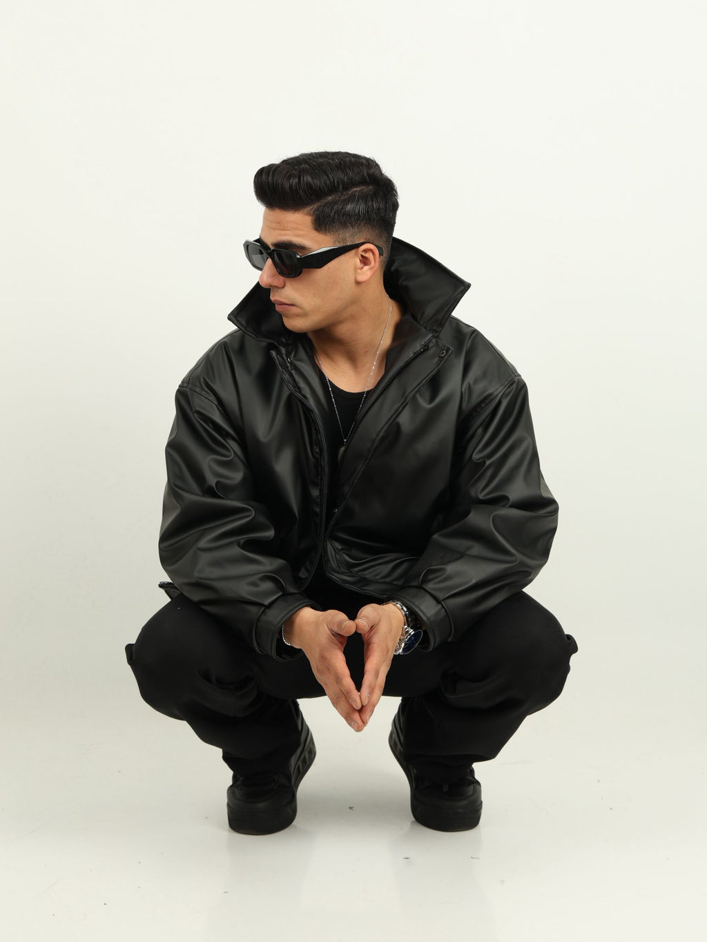 Classic Black Leather Jacket