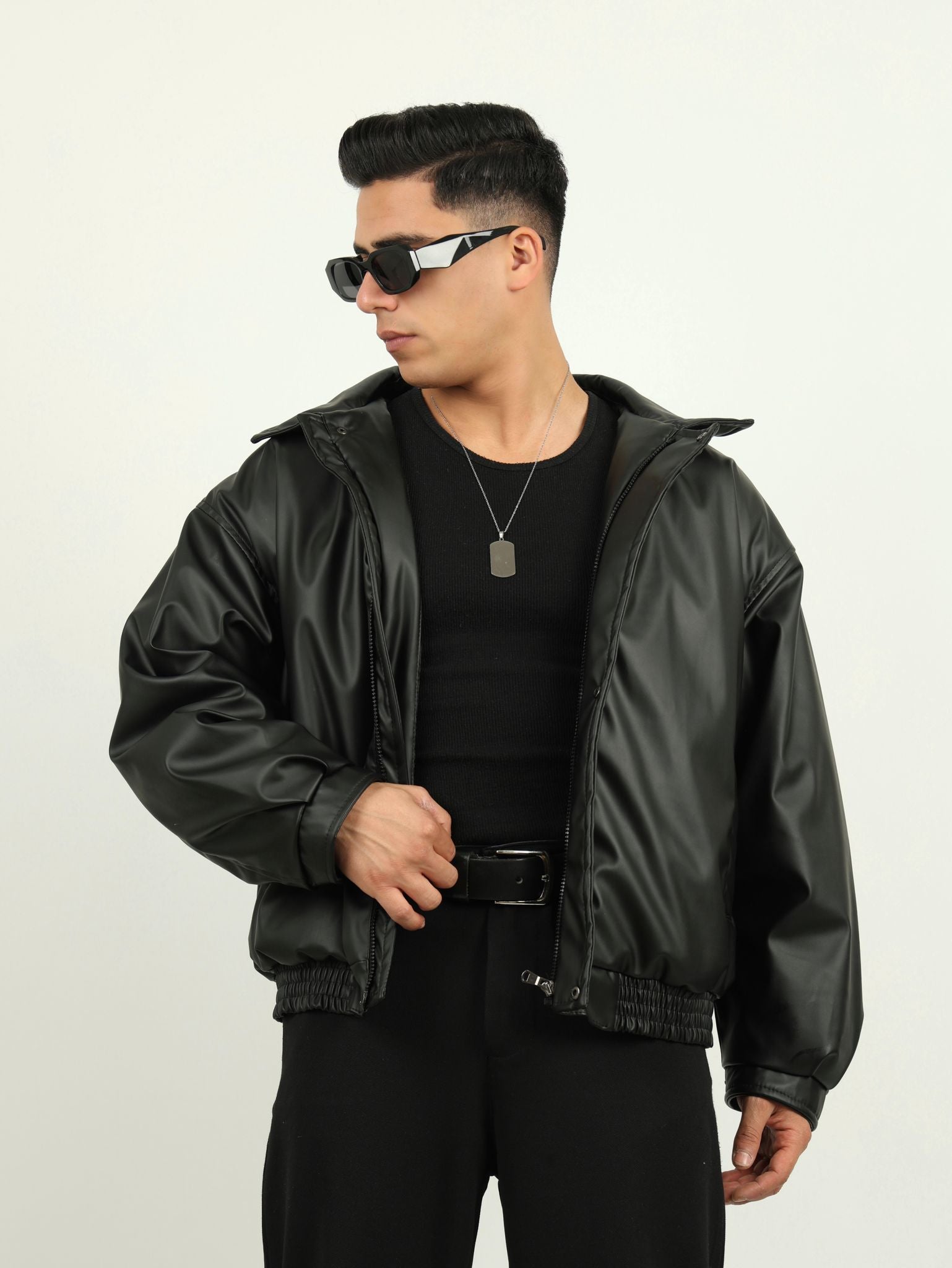 Classic Black Leather Jacket