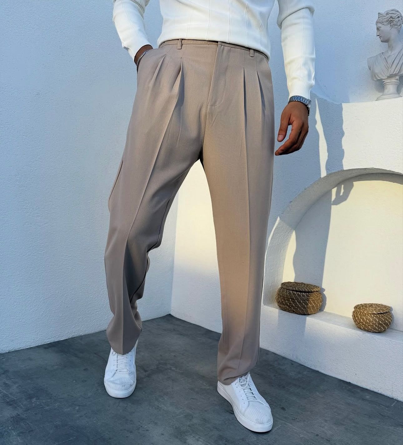 Classic Pleated Trousers