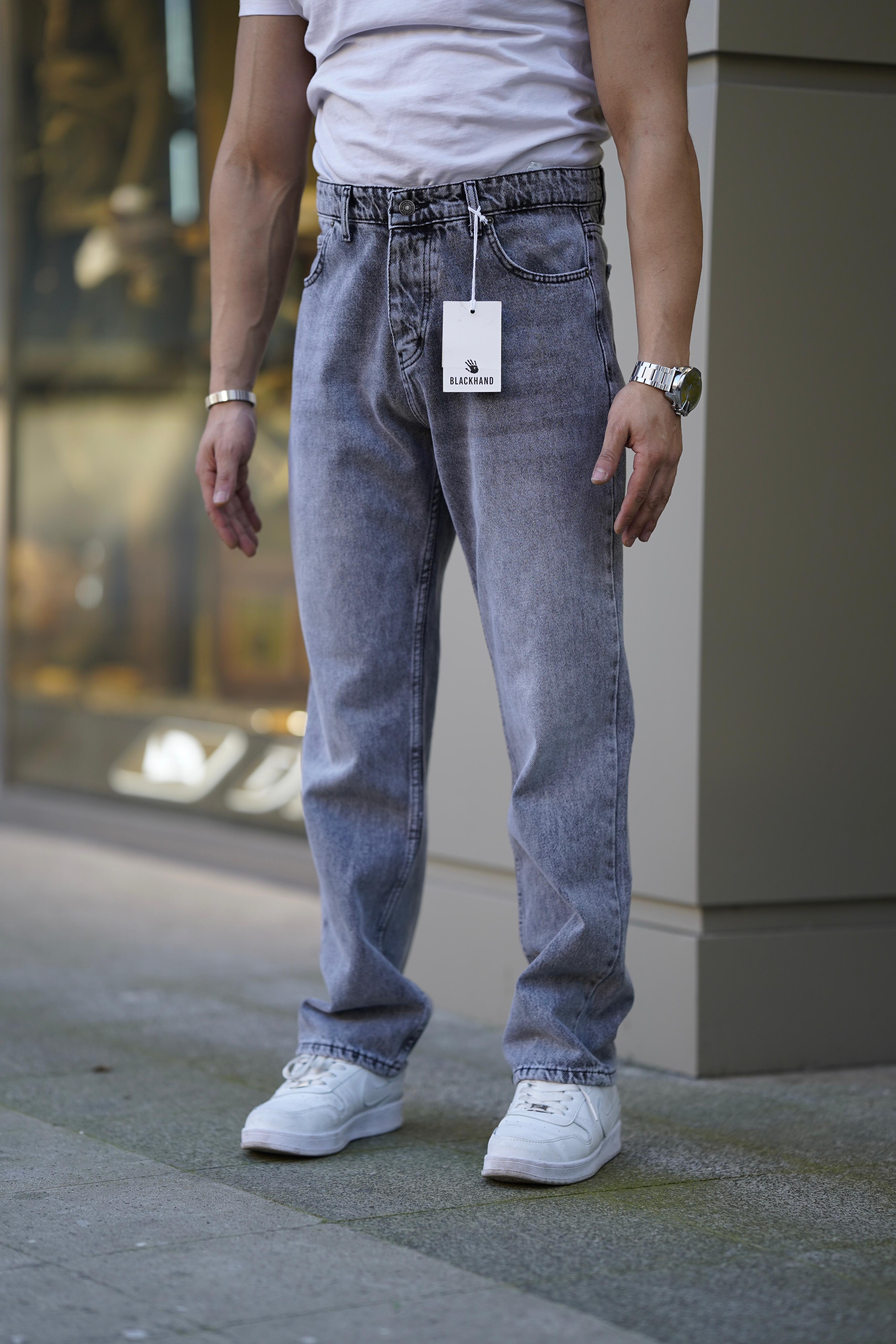 Grey Washed Jeans