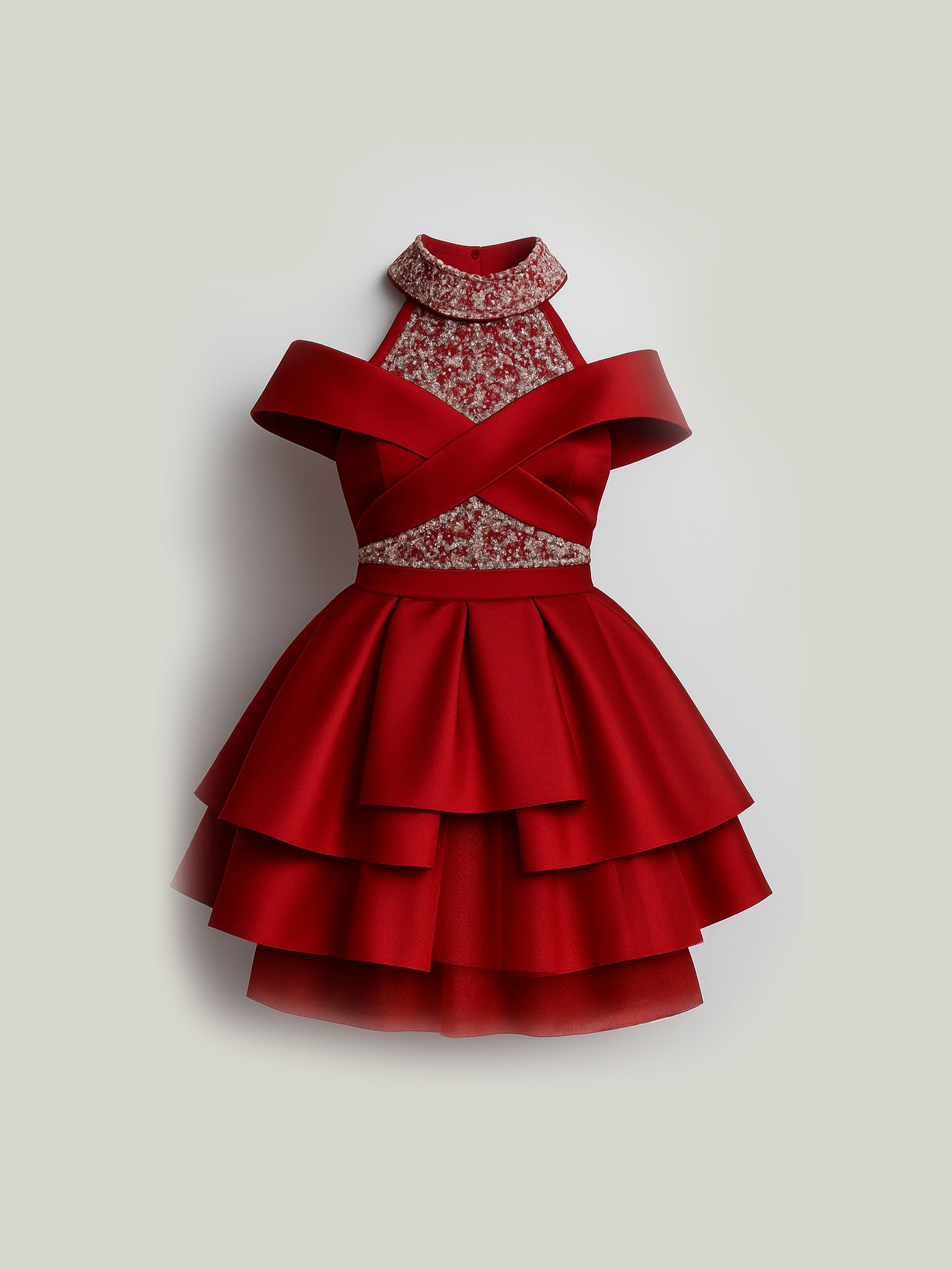 Elegant Evening Dress with Sash – New Model 2025