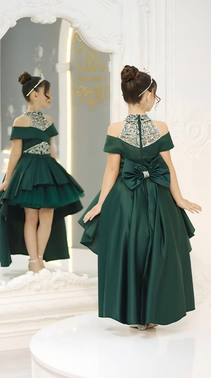 Elegant Evening Dress with Sash – New Model 2025