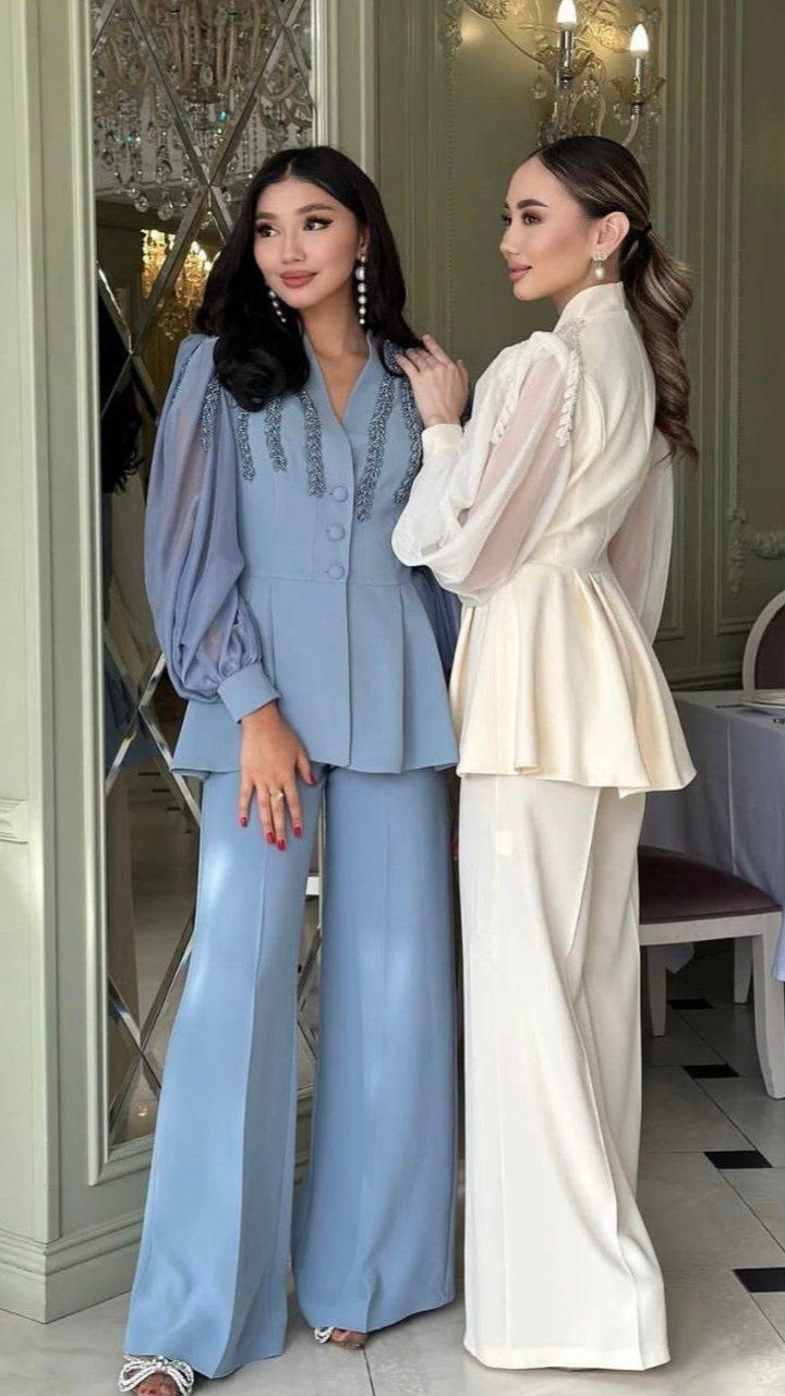 Elegant Two-Piece Set – Double Fabric