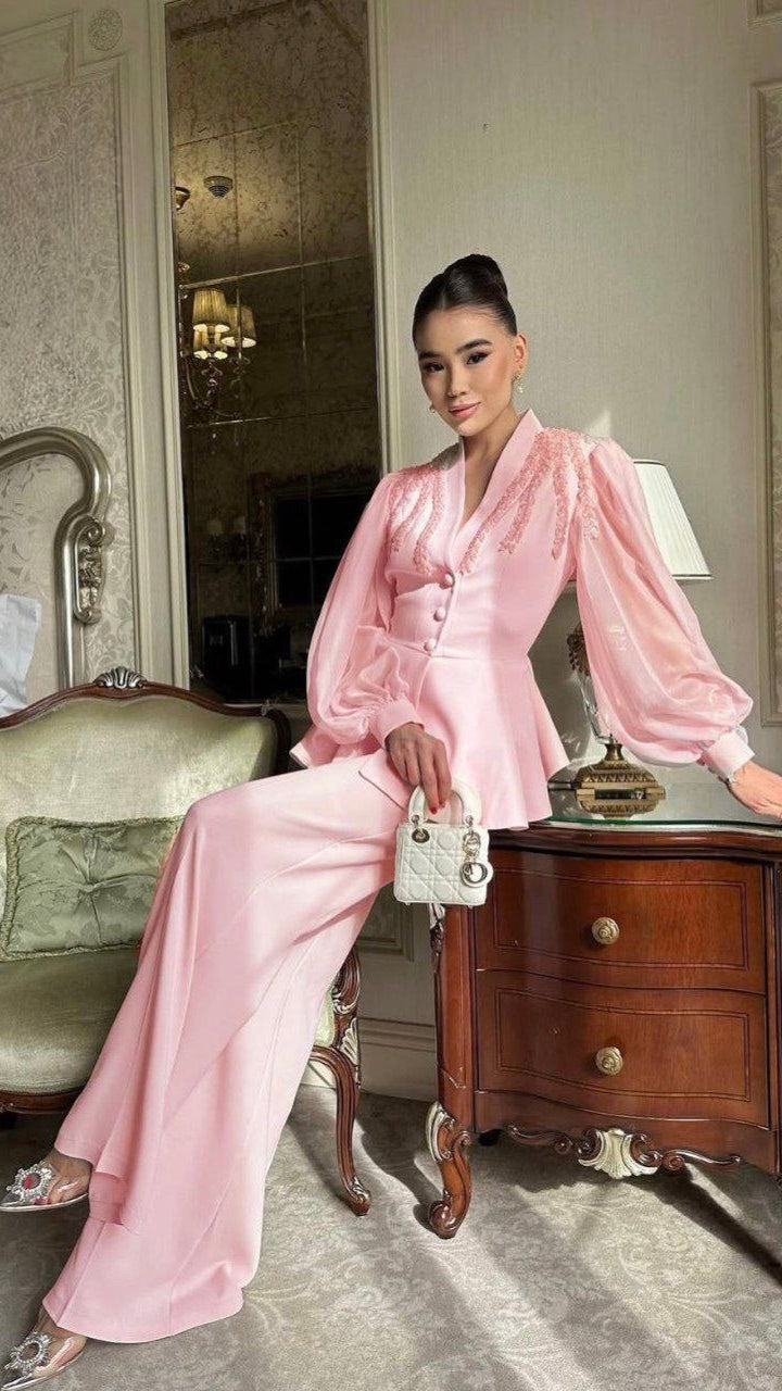 Elegant Two-Piece Set – Double Fabric