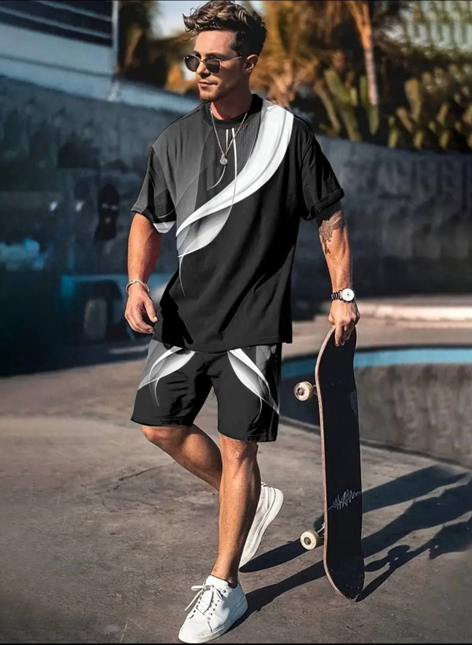 Summer Set – Graphic T-Shirt & Shorts