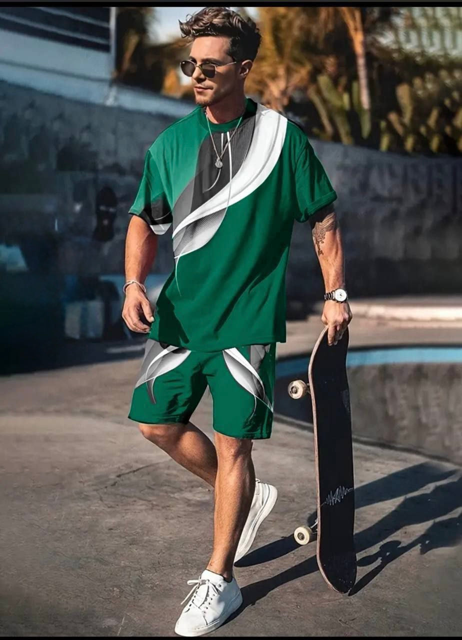 Summer Set – Graphic T-Shirt & Shorts