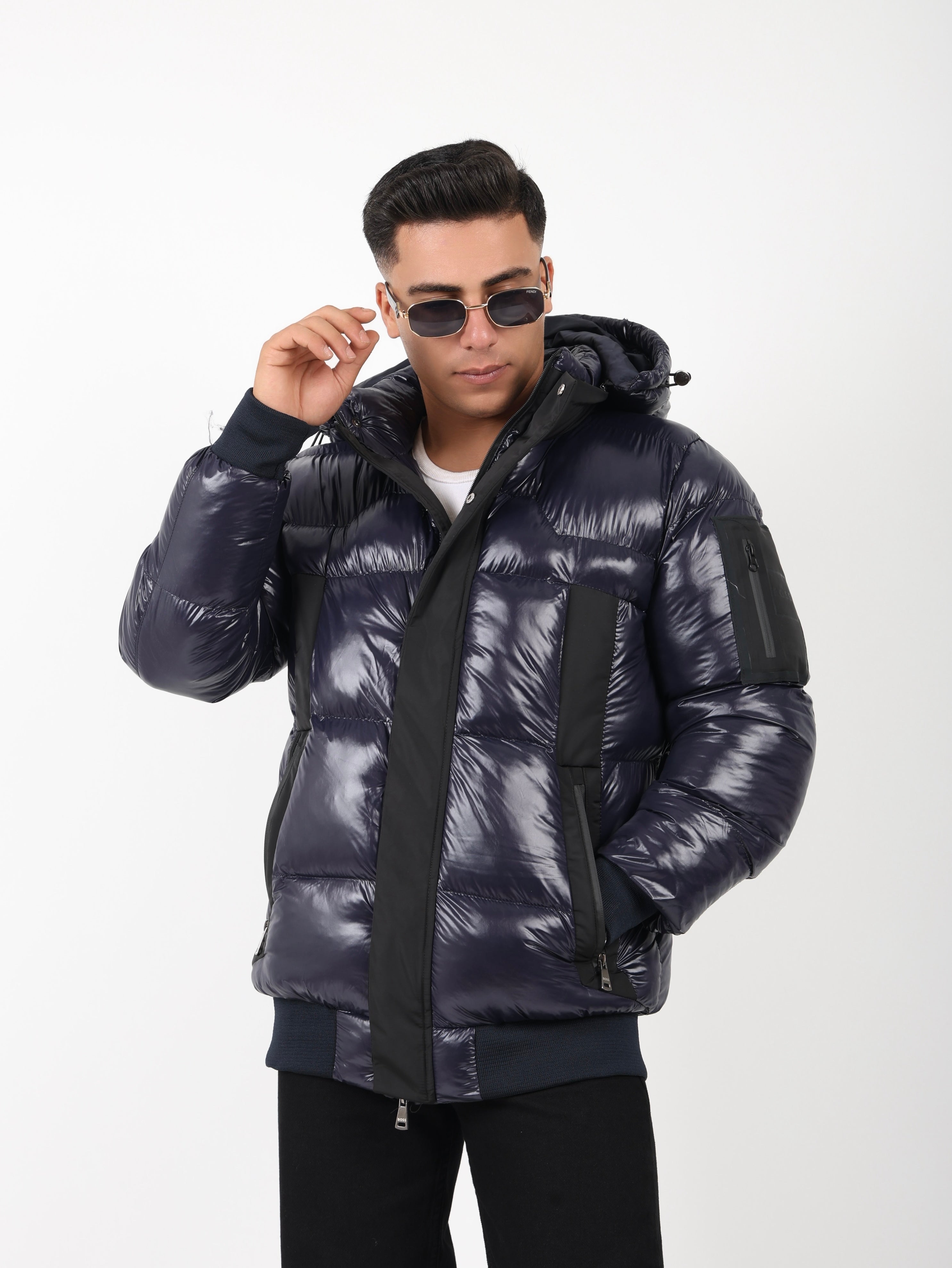 Glossy Puffer Jacket