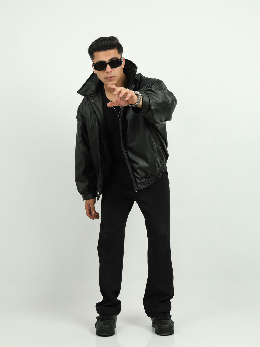 Classic Black Leather Jacket