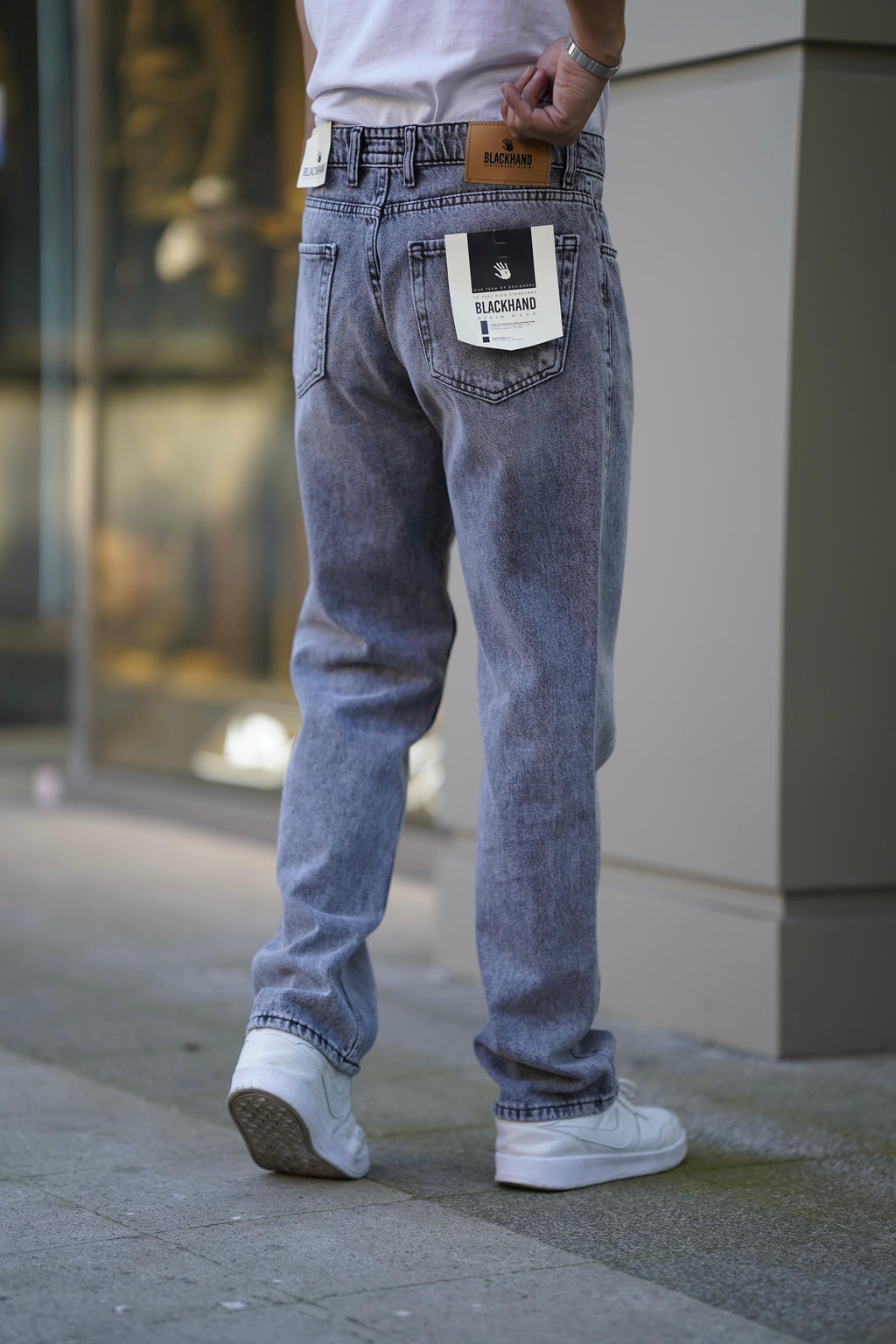 Grey Washed Jeans