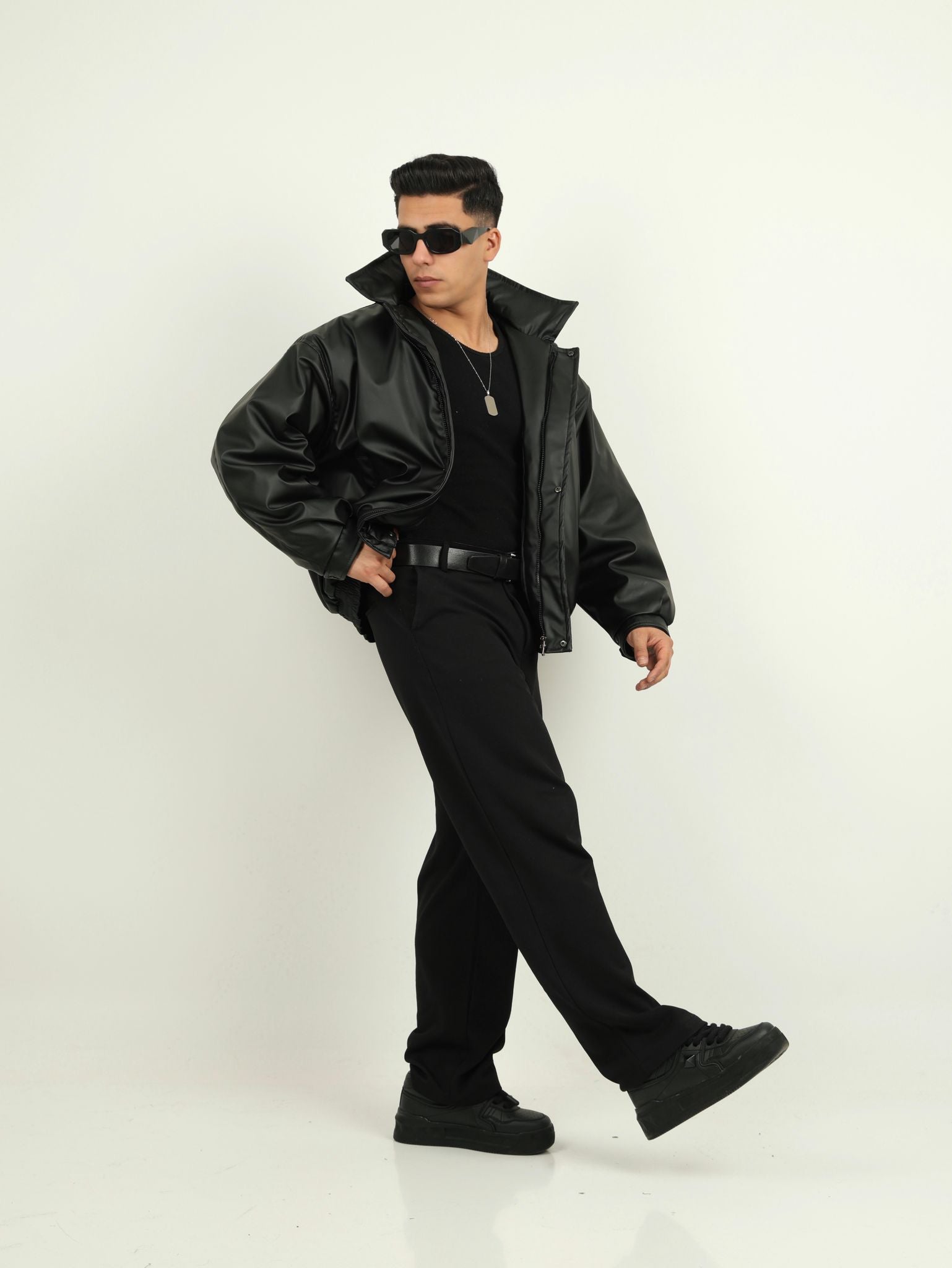 Classic Black Leather Jacket