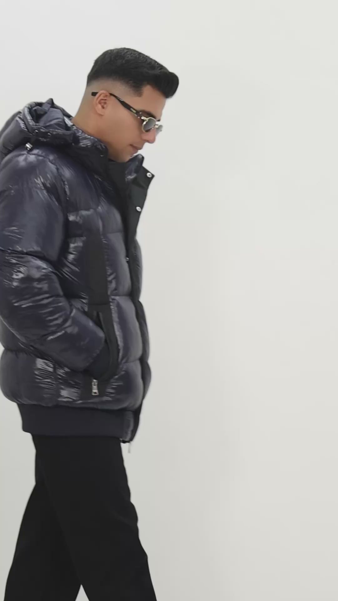 Glossy Puffer Jacket